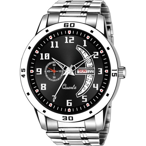 Silver Strip Analog Watch