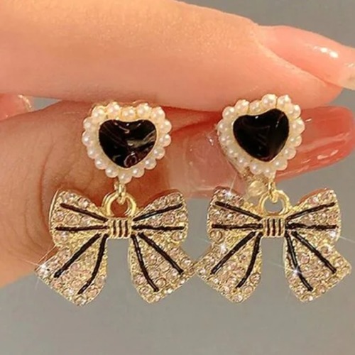 Drop Bow Earring