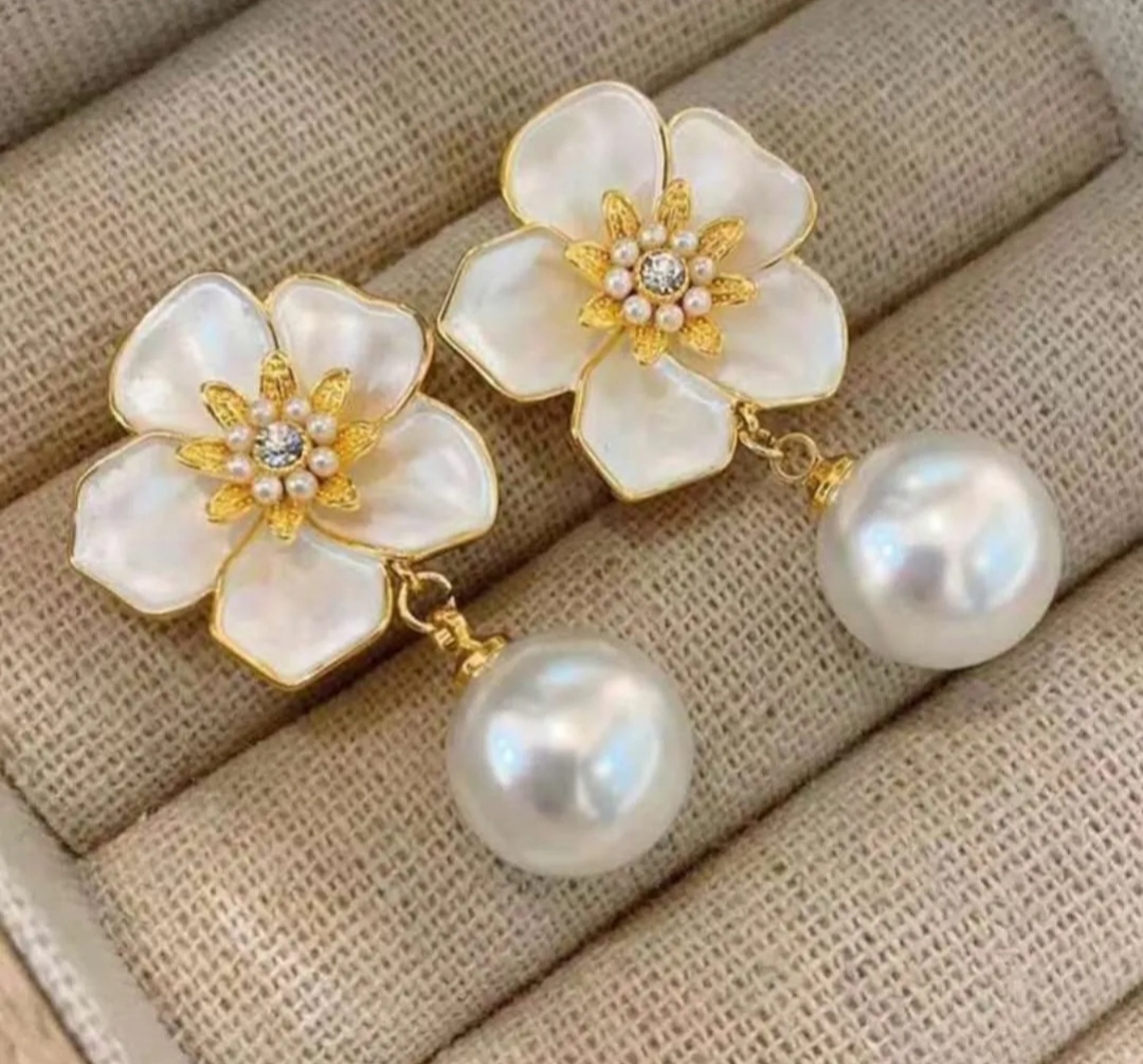 Flower Drop Earring