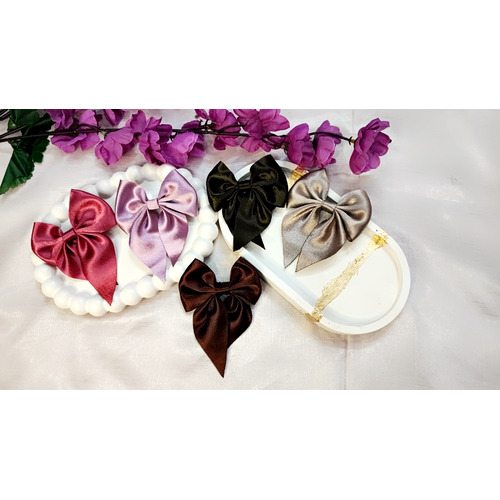 pack of 5 - Hair Bows For Women, Bow Clips For Women