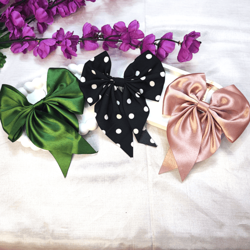 pack of 3 - Hair Bows For Women, Bow Clips For Women