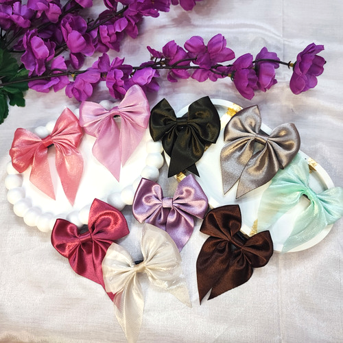 pack of 10 - Hair Bows For Women, Bow Clips For Women